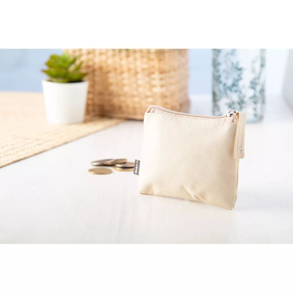 Dirham red  RPET purse 