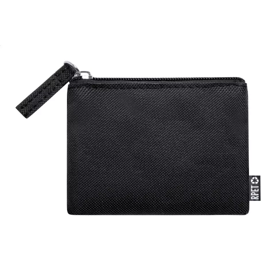 Dirham black  RPET purse 