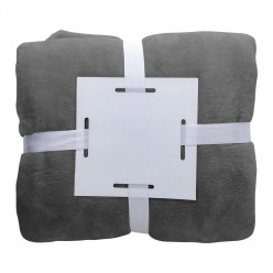 Espoo ash grey  flannel blanket 