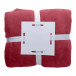 Espoo bordeaux  couverture polaire en flanelle 