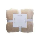 Espoo beige  couverture polaire en flanelle 