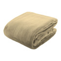 Espoo beige  flannel blanket 