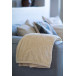 Espoo beige  flanellen deken 