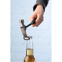 Lagerslam black  hammer with bottle opener 