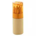 Gallery 12 orange natural pencil set 