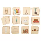 Immermor natural  memory game, landmarks 