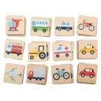 Immermor natural  memory game, vehicles 