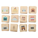 Immermor natural  memory game, buildings 