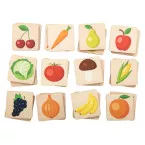 Immermor natural  memory game, fruits and veggies 