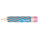 Sharpy 12 blanc  Règle 12cm en forme de crayon 
