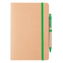 Ginkgo vert naturelle carnet de notes 