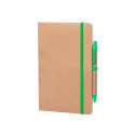 Ginkgo green natural notebook 