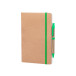Ginkgo green natural notebook 