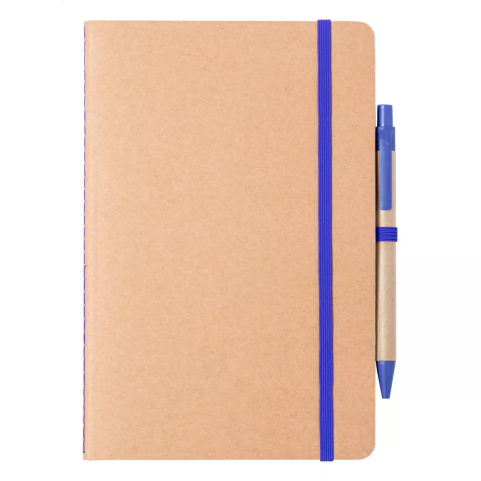 Ginkgo blue natural notebook 