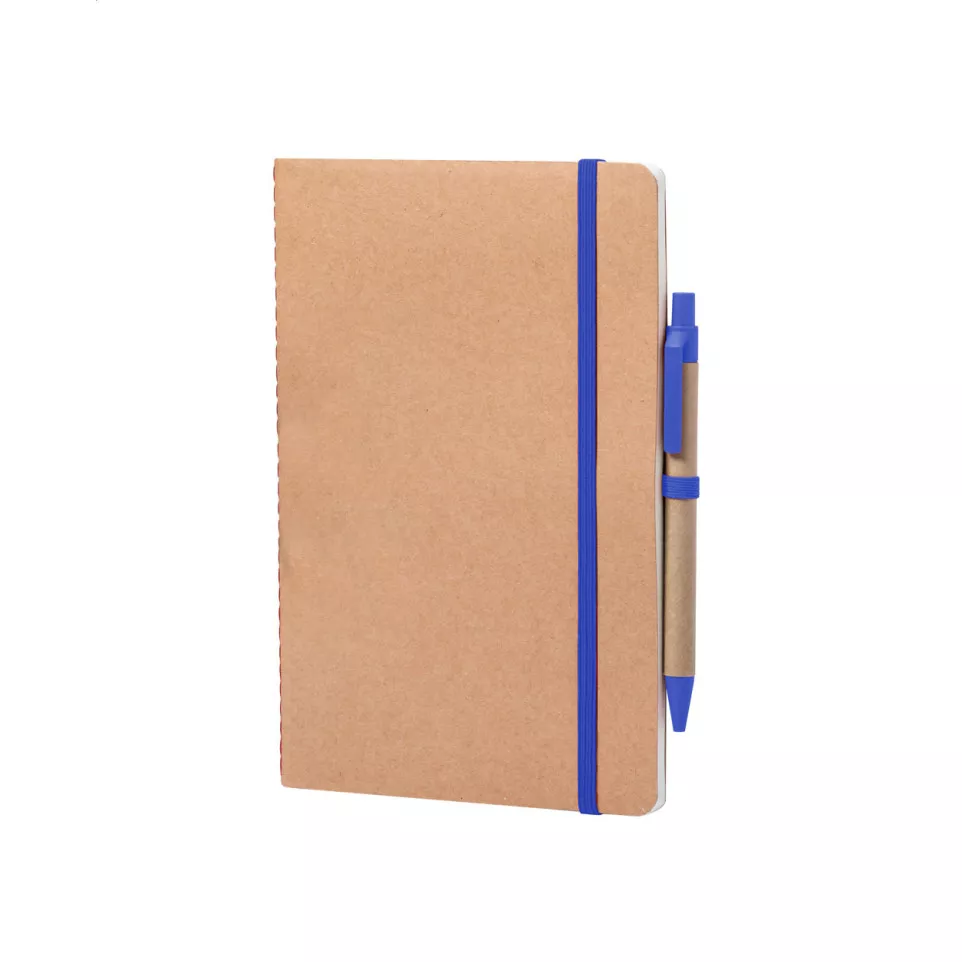 Ginkgo blue natural notebook 
