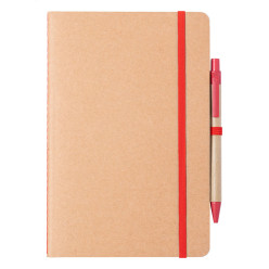 Ginkgo red natural notebook 