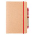 Ginkgo red natural notebook 