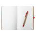 Ginkgo red natural notebook 