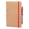 Ginkgo red natural notebook 