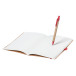 Ginkgo rouge naturelle carnet de notes 