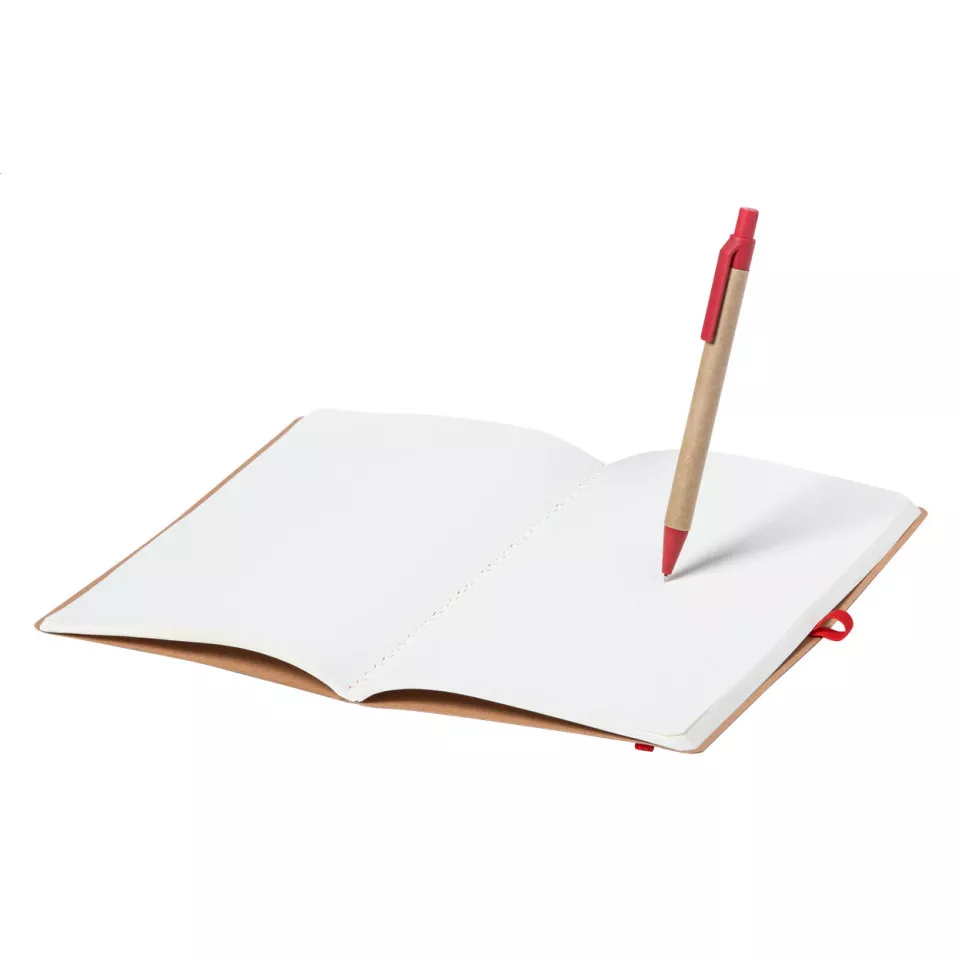 Ginkgo red natural notebook 
