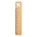 Rooler natural  bamboo ruler, airplane 