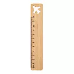 Rooler natural  bamboo ruler, airplane 