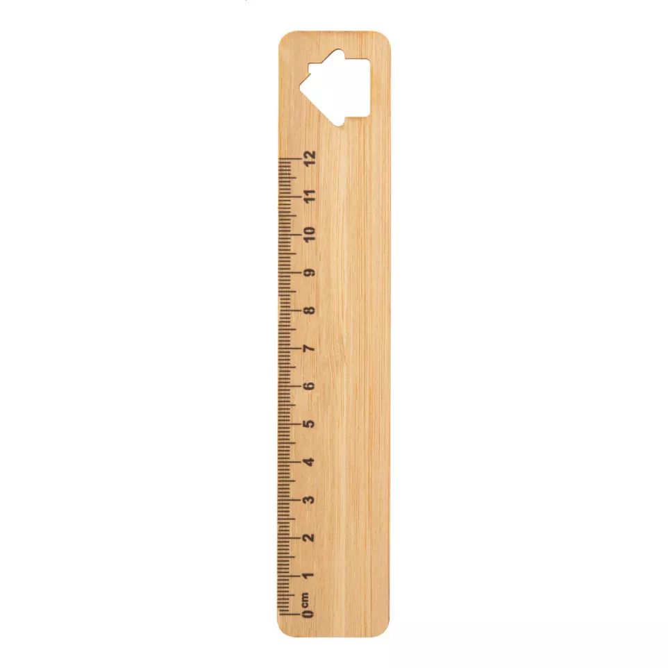 Rooler natural  bamboo ruler, house 
