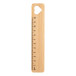 Rooler natural  bamboo ruler, heart 