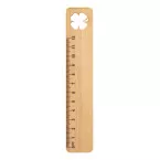 Rooler natural  bamboo ruler, clover 