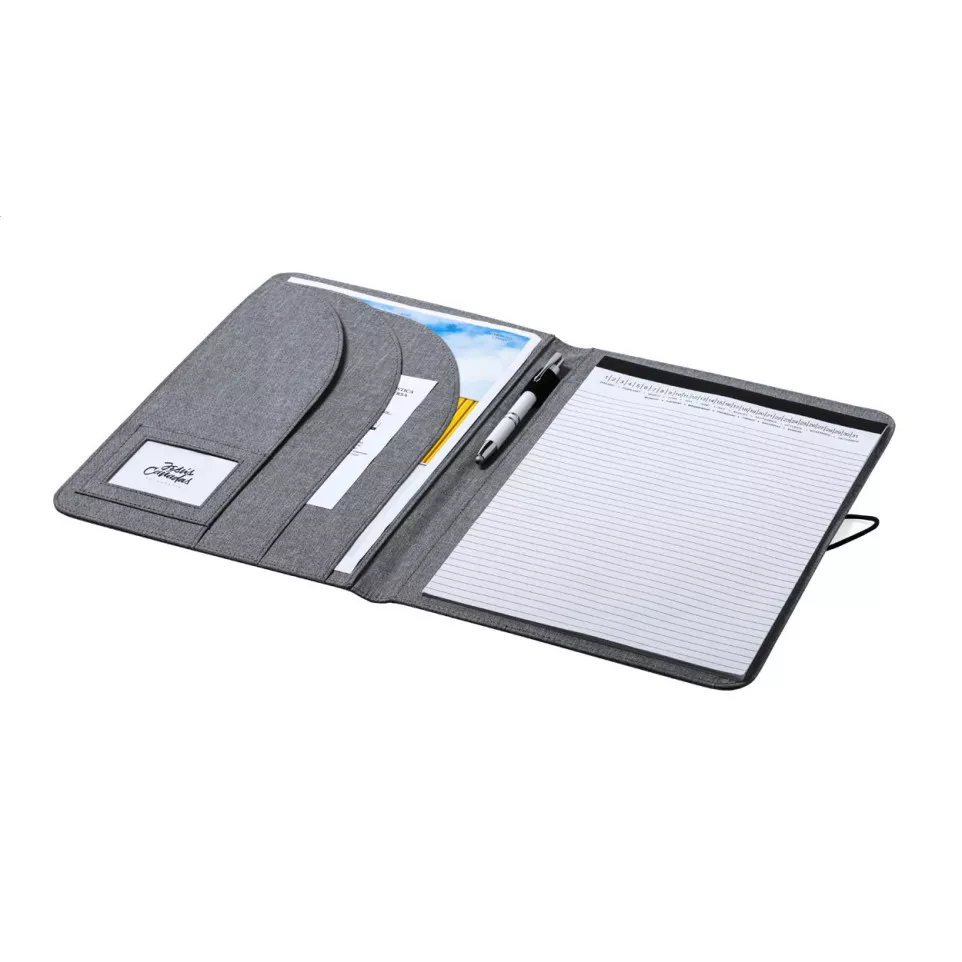 Dennis ash grey  RPET document folder 