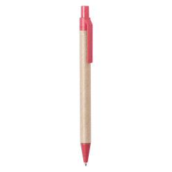 Wepel rouge naturelle stylo bille 