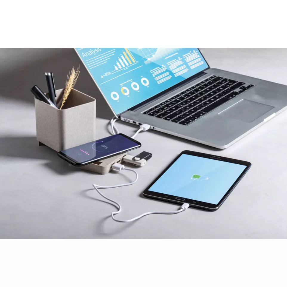 Ampdesk beige  multifunctional pen...