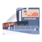 Dioptry RPET wit  RPET-brillendoekje 