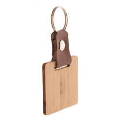Blopp natural  keyring, square 