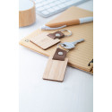 Blopp natural  keyring, rectangle 