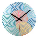 BeTime Alu D silver  wall clock 
