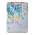 Aloopy silver  custom made A4 size clipboard 