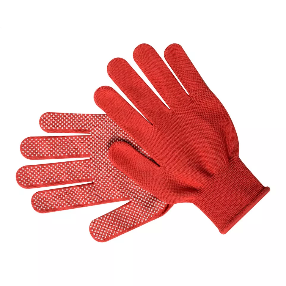 Horgol red  gloves 