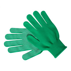 Horgol green  gloves 