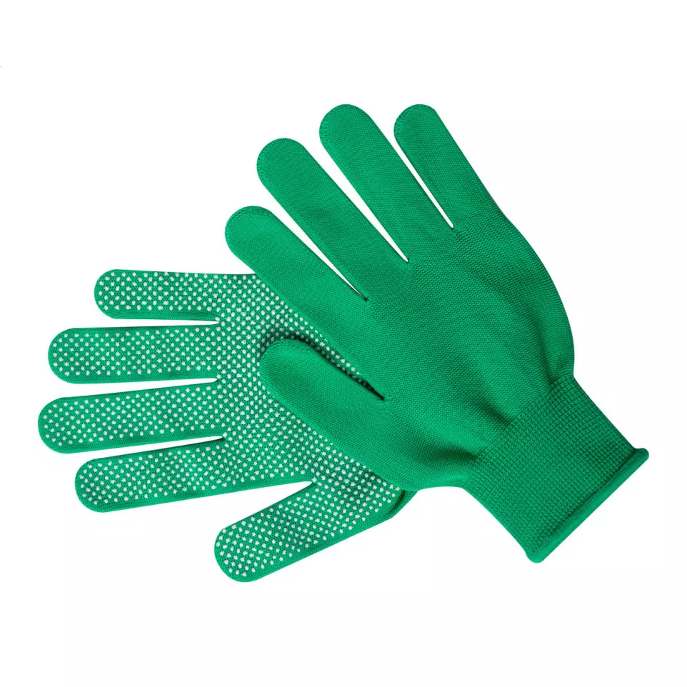 Horgol green  gloves 