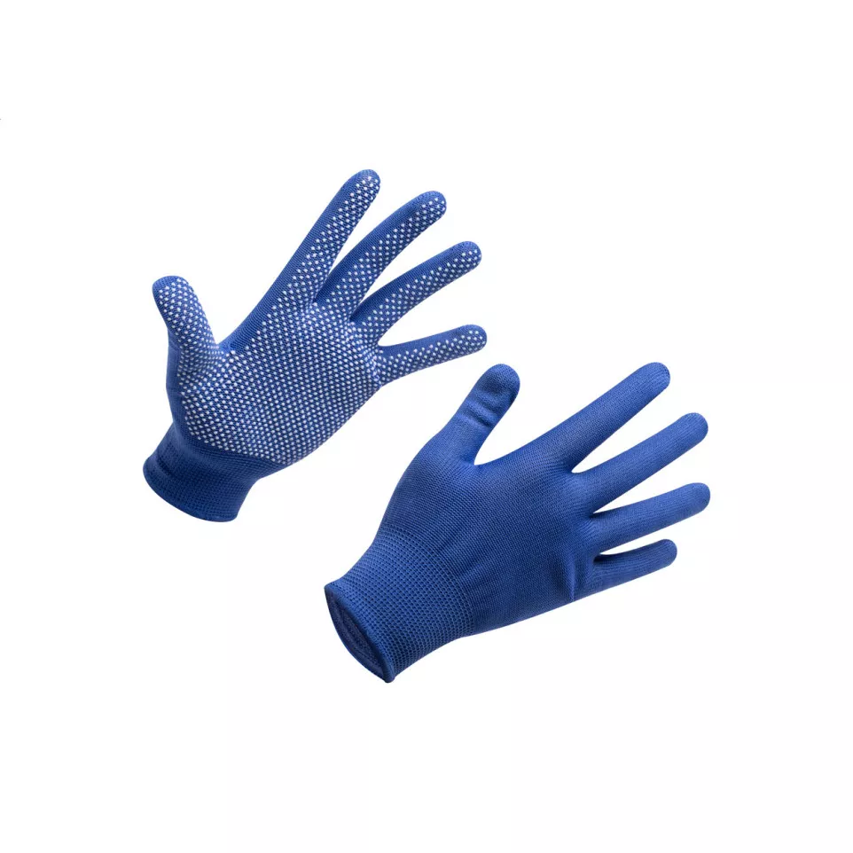 Horgol blauw  handschoenen 