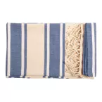 Hermosa blue natural beach towel 