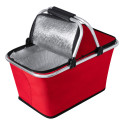 Paccola red  cooler picnic basket 