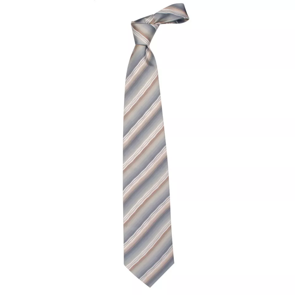 Tienamic licht grijs  stropdas  