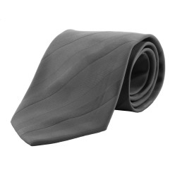 Stripes donker grijs  stropdas 