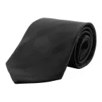 Stripes black  necktie 