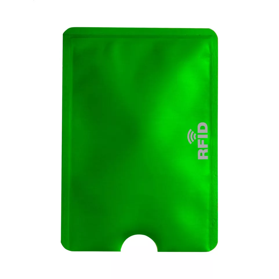 Allux green  credit card holder 