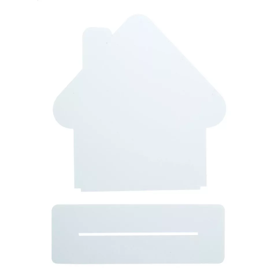 Clobor white  display, house 