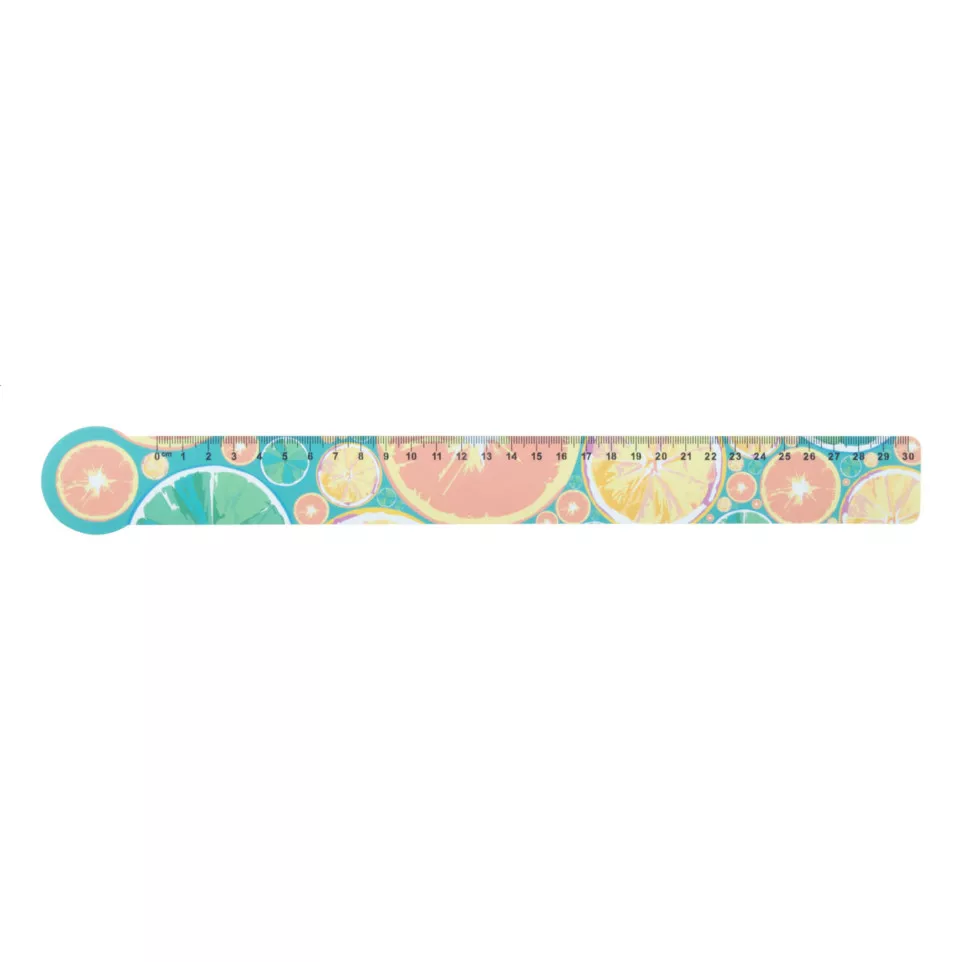 Couler 30 white  30 cm ruler, circle 